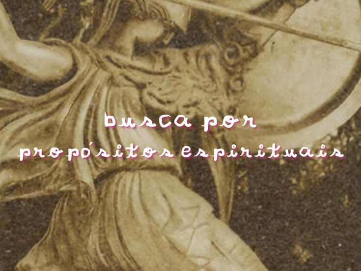 Ilustração cor de rosa de um corpo pequeno dentro de um triângulo se mostrando como um cor de luz. A imagem é toda cor de rosa e roxo. Está escrito em cima, com uma letra cursiva autoral: "confie no universo: abra-se para o novo".